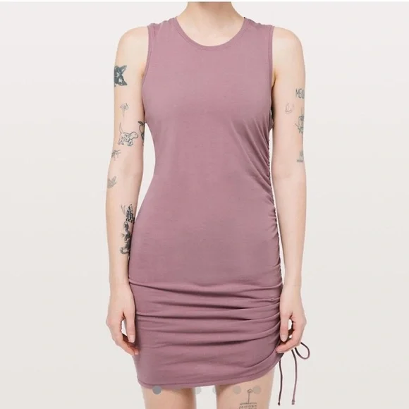 Lululemon Cinch it Dress in Purple Size 6 - Picture 2 of 6